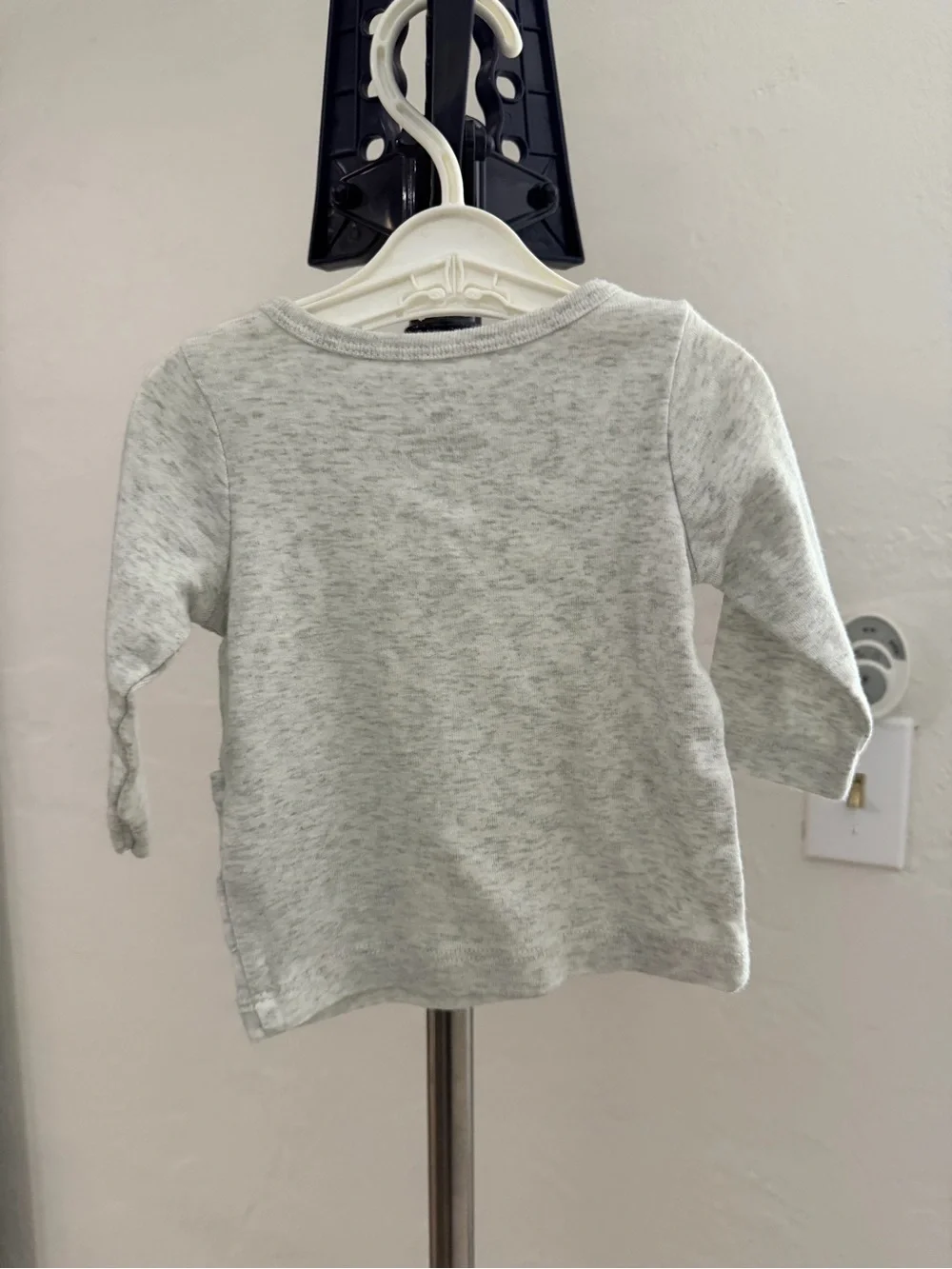 Grey Kids Long-Sleeve Top